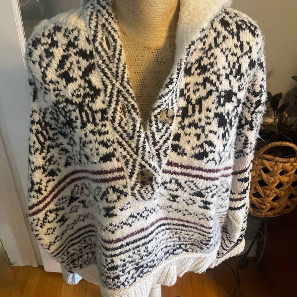NWT Pilcro for Anthropologie pullover hooded sweater